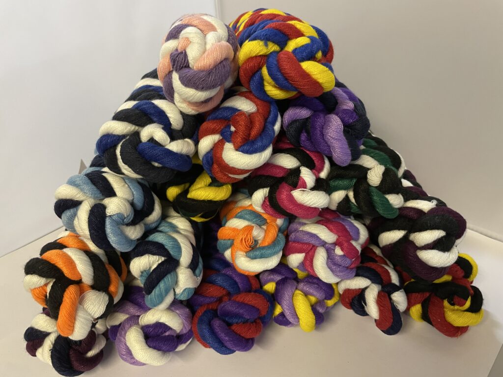 Multi Coloured Rope IV Horse 6' Multi Coloured Acrylic Lead Rope - Windowbox Limited
